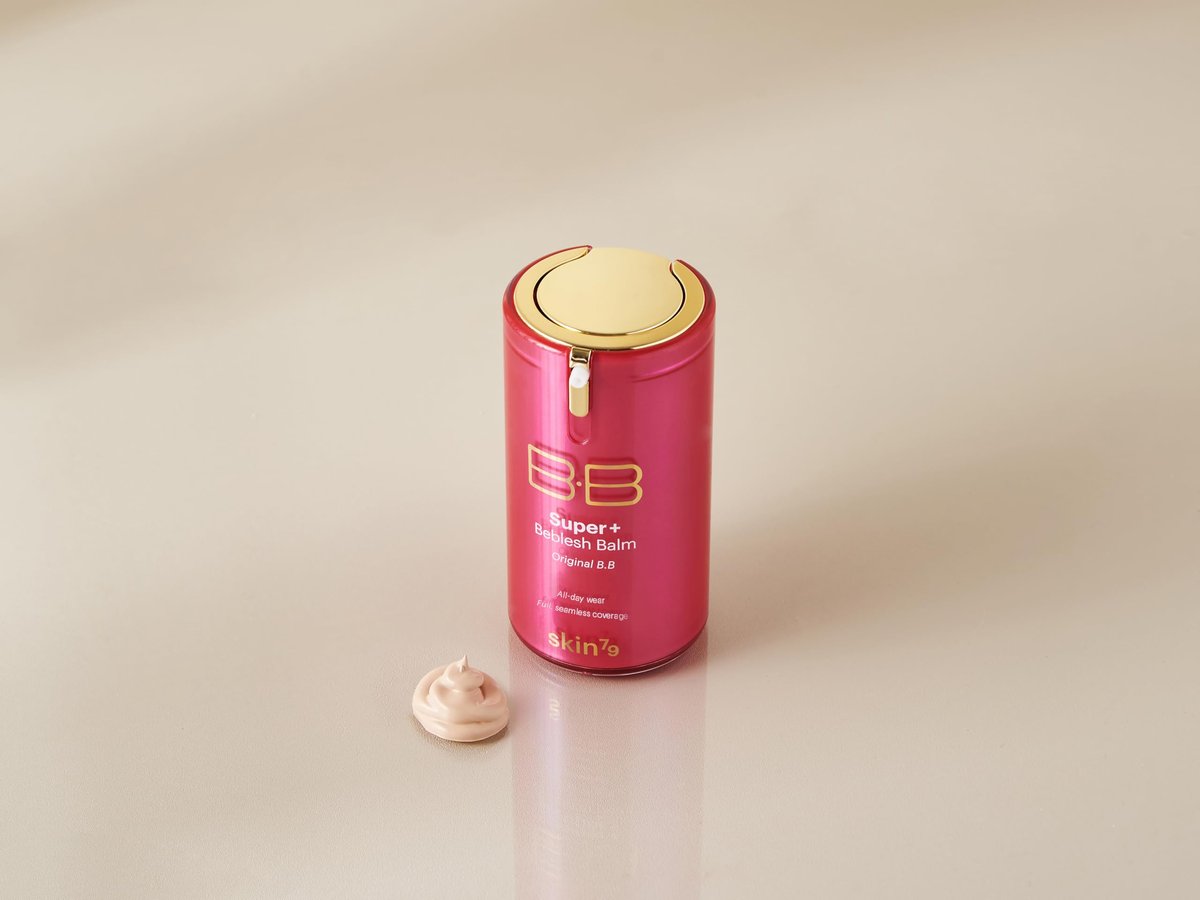 SKIN79 Super Plus Beblesh Balm Pink BB 40g - All Day Lasting BB Cream, K-Beauty Flawless Base Foundation, Tinted Moisturizer, Pink 21 - görsel 11