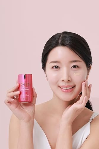 SKIN79 Super Plus Beblesh Balm Pink BB 40g - All Day Lasting BB Cream, K-Beauty Flawless Base Foundation, Tinted Moisturizer, Pink 21
