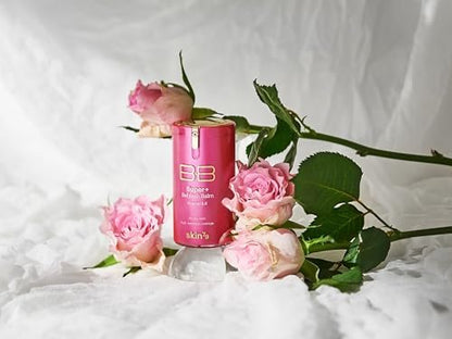 SKIN79 Super Plus Beblesh Balm Pink BB 40g - All Day Lasting BB Cream, K-Beauty Flawless Base Foundation, Tinted Moisturizer, Pink 21