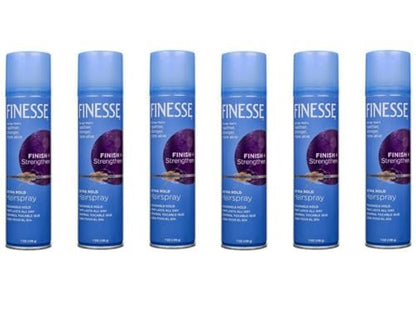 Finesse Extra Hold Aerosol Hairspray 7 oz (Pack of 6) Avelisse