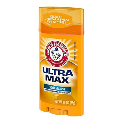 ARM & HAMMER ULTRAMAX Anti-Perspirant Deodorant Solid Cool Blast, 2.6 oz (Pack of 6) Avelisse