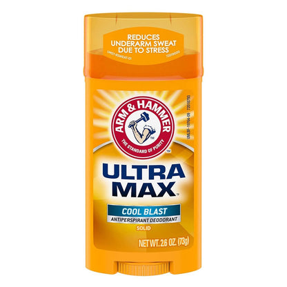 ARM & HAMMER ULTRAMAX Anti-Perspirant Deodorant Solid Cool Blast, 2.6 oz (Pack of 6) Avelisse