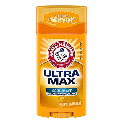 ARM & HAMMER ULTRAMAX Anti-Perspirant Deodorant Solid Cool Blast, 2.6 oz (Pack of 6) Avelisse
