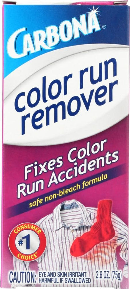 Carbona Color Run Remover - Restores White Laundry - 2.6 oz (Pack of 6) Avelisse