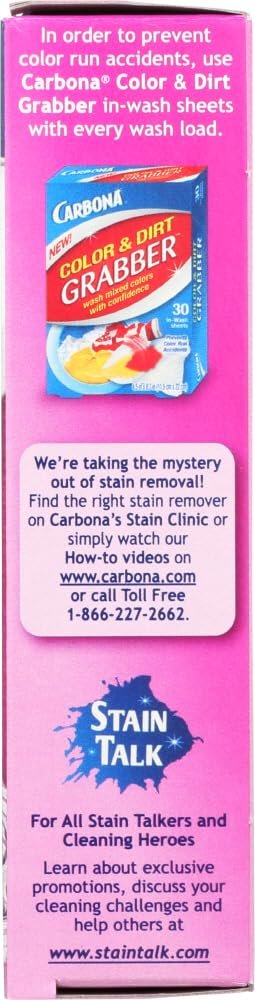 Carbona Color Run Remover - Restores White Laundry - 2.6 oz (Pack of 6) Avelisse