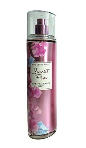 Bath & Body Works Sweet Pea Fragrance Mist Body Splash - 8 oz Avelisse