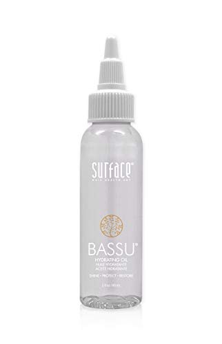 SURFACE Bassu Hydrating Oil – Moisturizing Hair Oil with Flax Seed & Aloe Vera for Damaged Hair Repair, Color Safe, 2 Fl Oz Avelisse