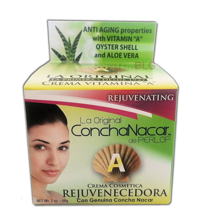 Concha Nacar De Perlop Vitamin A Cream - 4 oz Night Cream for Radiant Skin
