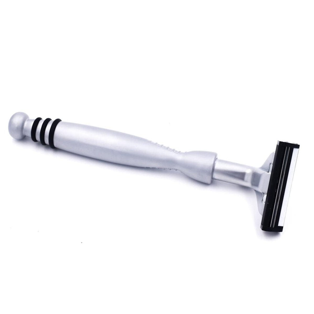 Taconic All-Metal Heavyweight Chrome Razor – Gillette Atra-Compatible Twin Blade Handle with 10 Pivot Plus Personna Blades, Ergonomic Grip, Durable Design Avelisse