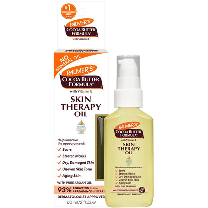 Palmer's Cocoa Butter Formula Skin Therapy Moisturizing Body Oil with Vitamin E & Pure Argan Oil - 2 oz