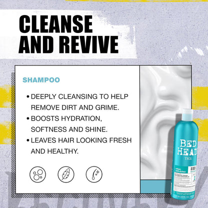 Tigi Bed Head Urban Anti+dotes Recovery Shampoo Damage Level 2 - 25.36 oz Avelisse