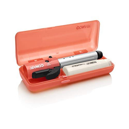 Conair Cordless Curling Iron 5/8 Inch - Butane Powered Travel Curler with Case, Pink Avelisse
