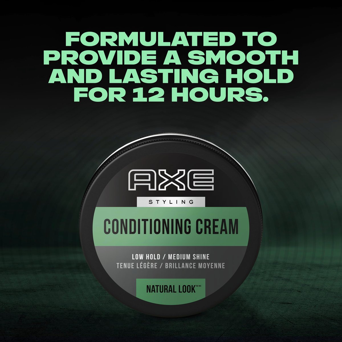 AXE Natural Look Hair Cream - Understated 2.64 oz - Light Hold, Medium Shine - görsel 3