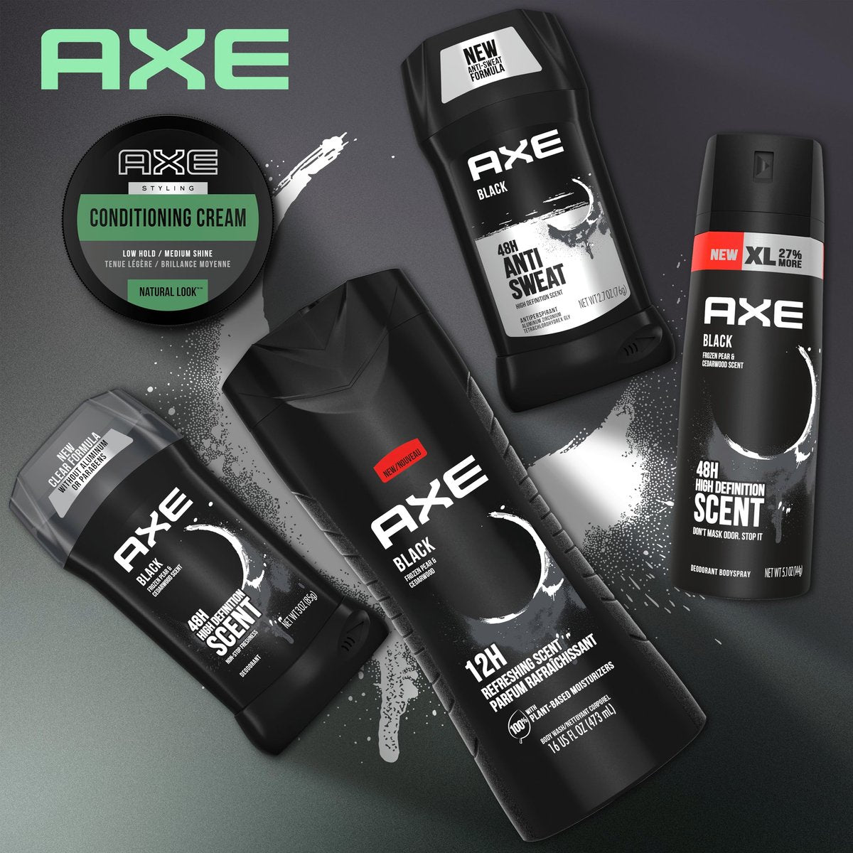 AXE Natural Look Hair Cream - Understated 2.64 oz - Light Hold, Medium Shine - görsel 9