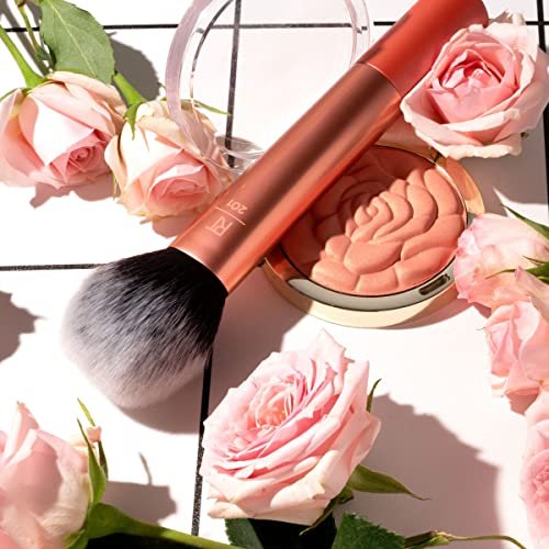 Real Techniques Cruelty Free Powder Brush – Ultra Plush Custom Cut Synthetic Bristles for Flawless Bronzer & Powder Application - görsel 12