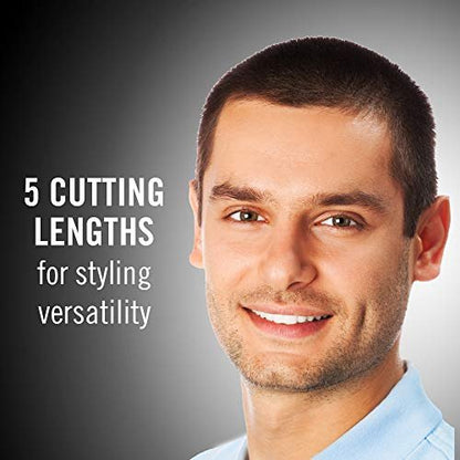 Conair Corded/Cordless Even-Cut Rotary Haircut Kit - Stainless Steel Blades, Black Avelisse