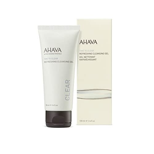 AHAVA Refreshing Cleansing Gel – Soapless Face Wash with Osmoter, Ginger Root & Vitamin E, 3.4 Fl Oz Avelisse