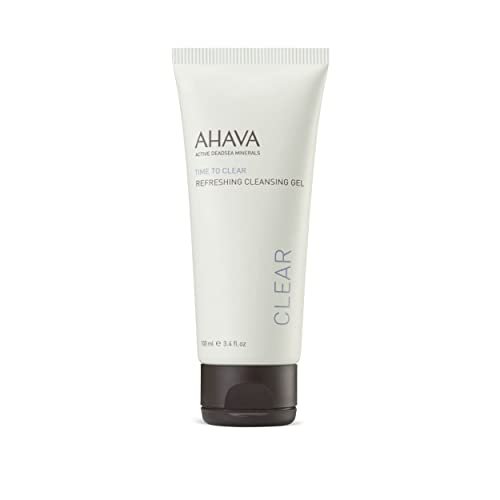 AHAVA Refreshing Cleansing Gel – Soapless Face Wash with Osmoter, Ginger Root & Vitamin E, 3.4 Fl Oz Avelisse