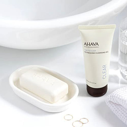AHAVA Refreshing Cleansing Gel – Soapless Face Wash with Osmoter, Ginger Root & Vitamin E, 3.4 Fl Oz Avelisse