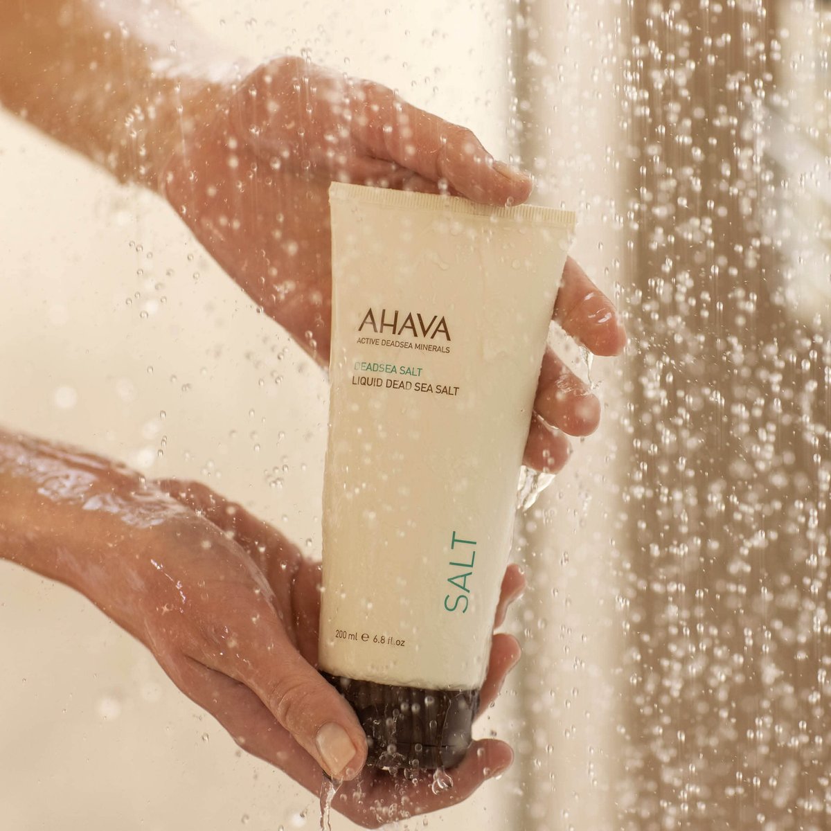 AHAVA Liquid Dead Sea Salt Gel - In-Shower SPA Treatment, 6.8 Fl Oz - görsel 9
