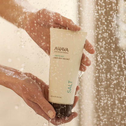 AHAVA Liquid Dead Sea Salt Gel - In-Shower SPA Treatment, 6.8 Fl Oz