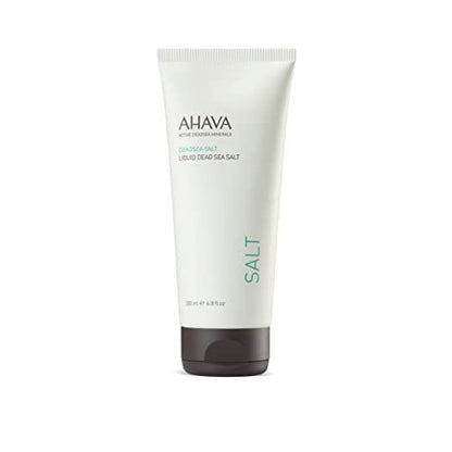 AHAVA Liquid Dead Sea Salt Gel - In-Shower SPA Treatment, 6.8 Fl Oz