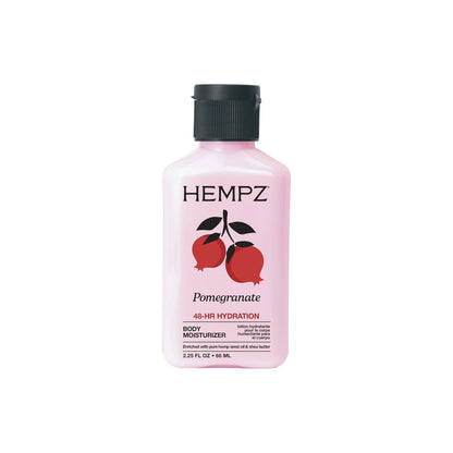 Hempz Pomegranate Herbal Body Moisturizer 2.25 oz - Paraben-Free Anti-Aging Hydrating Cream for All Skin Types
