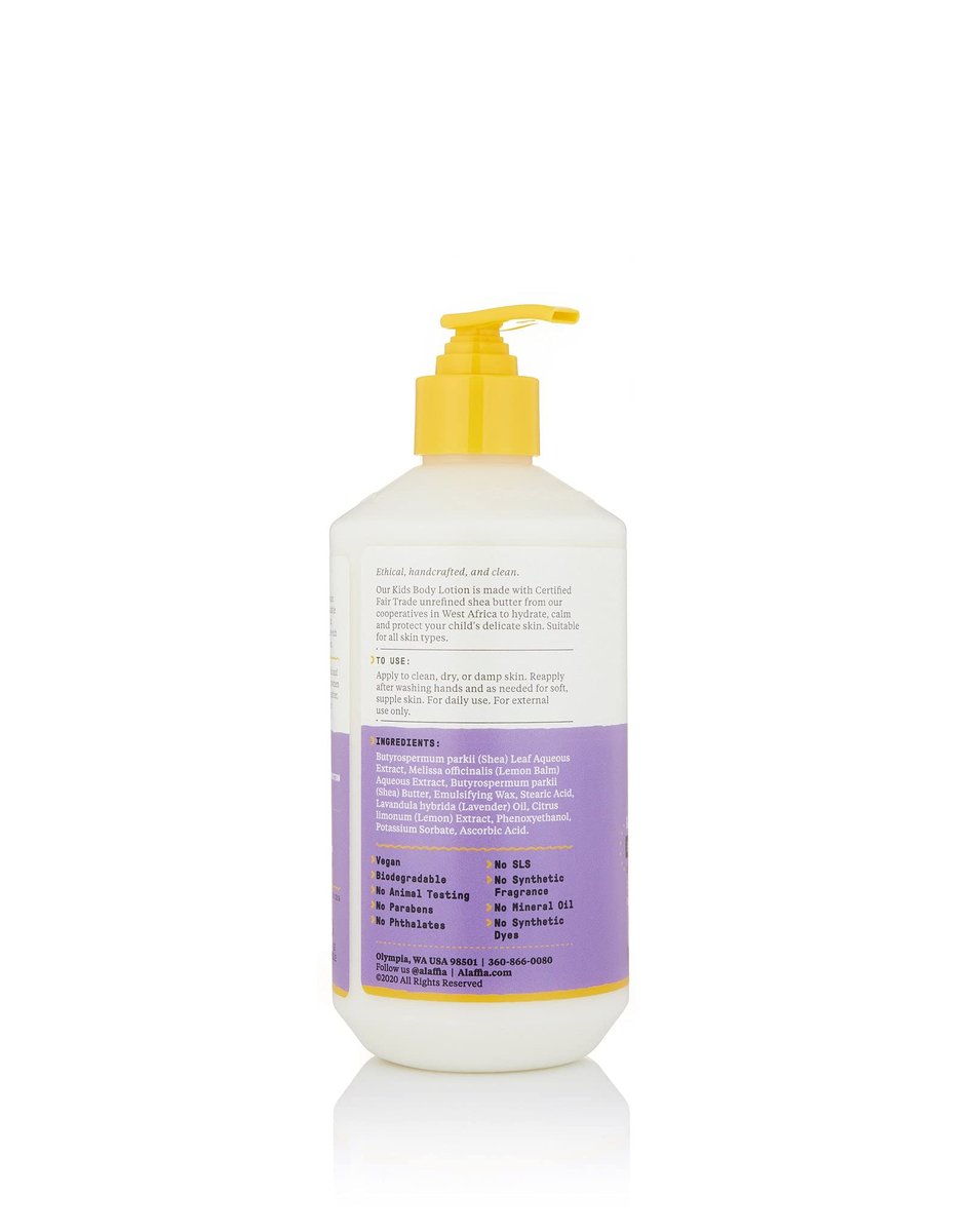 Alaffia Everyday Shea Body Lotion - Gentle Baby Lotion with Shea Butter, Lemon Balm & Lavender Oil, Fair Trade, Lemon Citrus, 16 Fl Oz - görsel 6