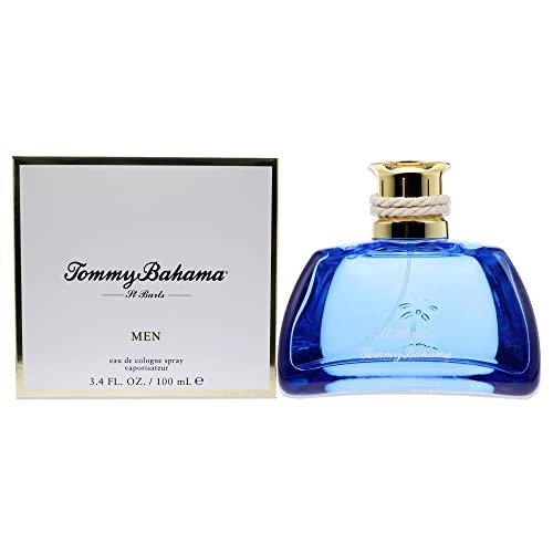Tommy Bahama St. Barts Men Eau De Cologne - 3.4 Fl Oz | Island-Inspired Scent with Sparkling Lime, Guava Nectar, Vanilla, Palm Wood - görsel 2
