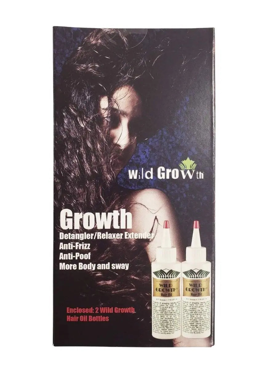 Wild Growth Hair Oil 4 oz (Pack of 2) – Natural Hair Oil for Growth, Moisture & Scalp Health Avelisse