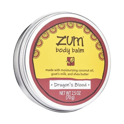 Zum Indigo Wild Body Balm - Dragon's Blood - Natural Moisturizer with Goat's Milk & Shea Butter for Women & Men - 2.5 oz