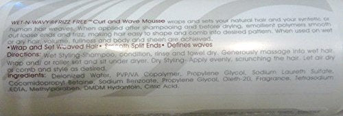Wet N Wavy Curl Foam Mousse - 8 oz for Defined, Frizz-Free Curls & Waves - görsel 3