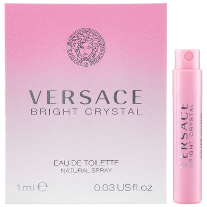 Versace Bright Crystal Eau de Toilette for Women - 0.03 Fl Oz Mini Vial on Card