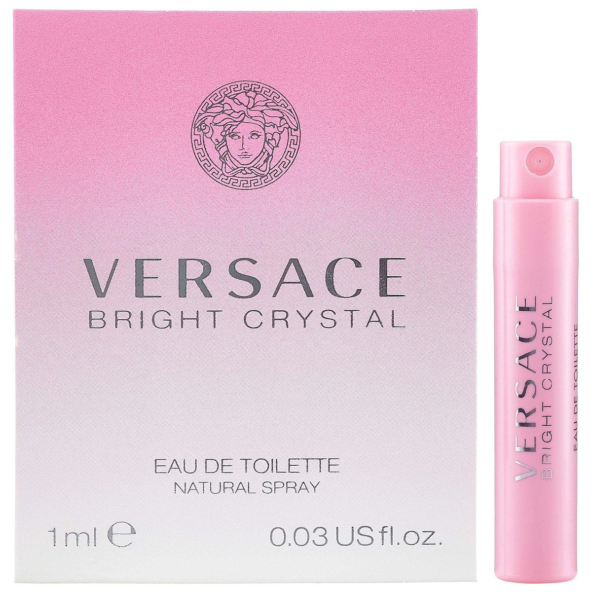 Versace Bright Crystal Eau de Toilette for Women - 0.03 Fl Oz Mini Vial on Card - görsel 2