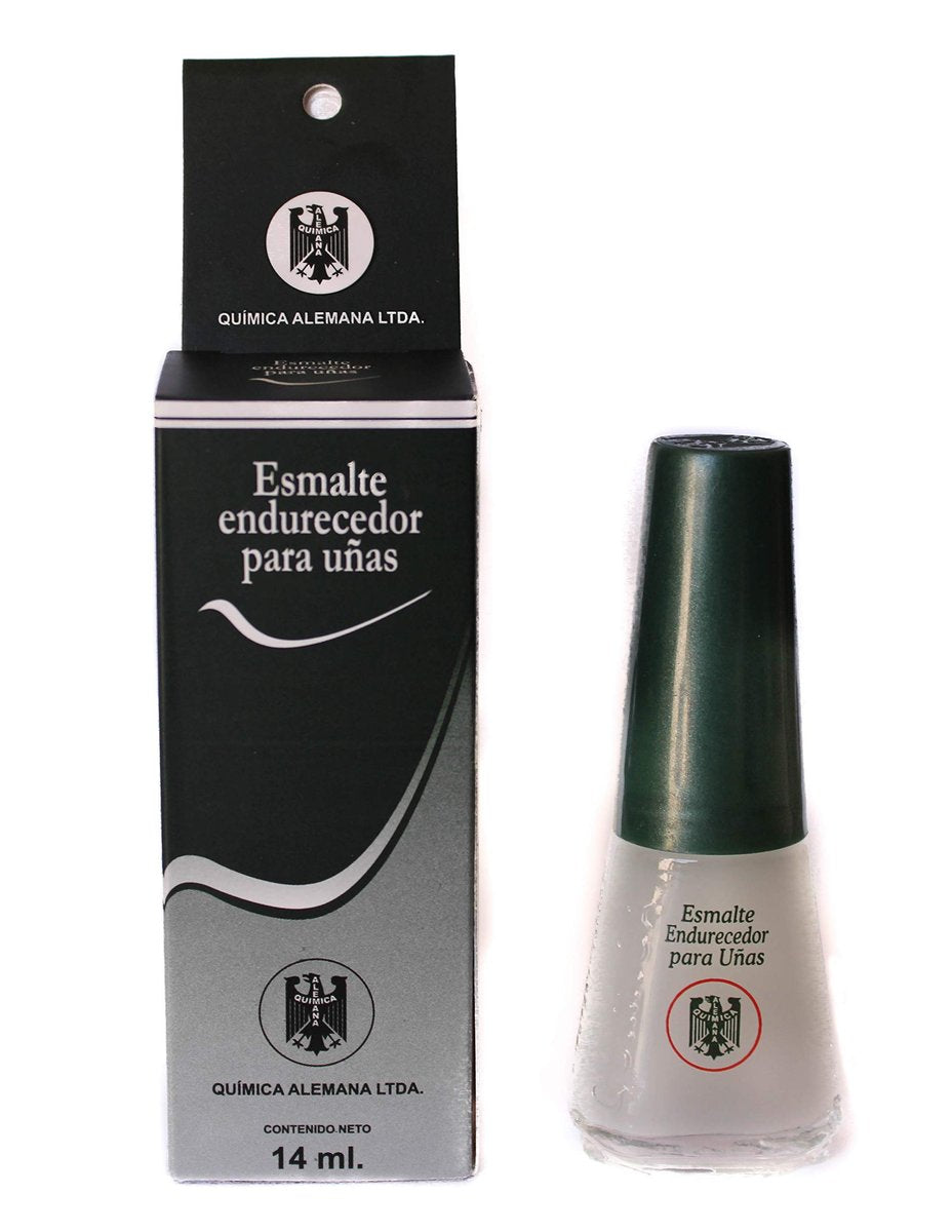 Química Alemana Hardener Nail Polish - Strengthening Treatment for Brittle Nails (0.24 Fl Oz, Pack of 2) Avelisse