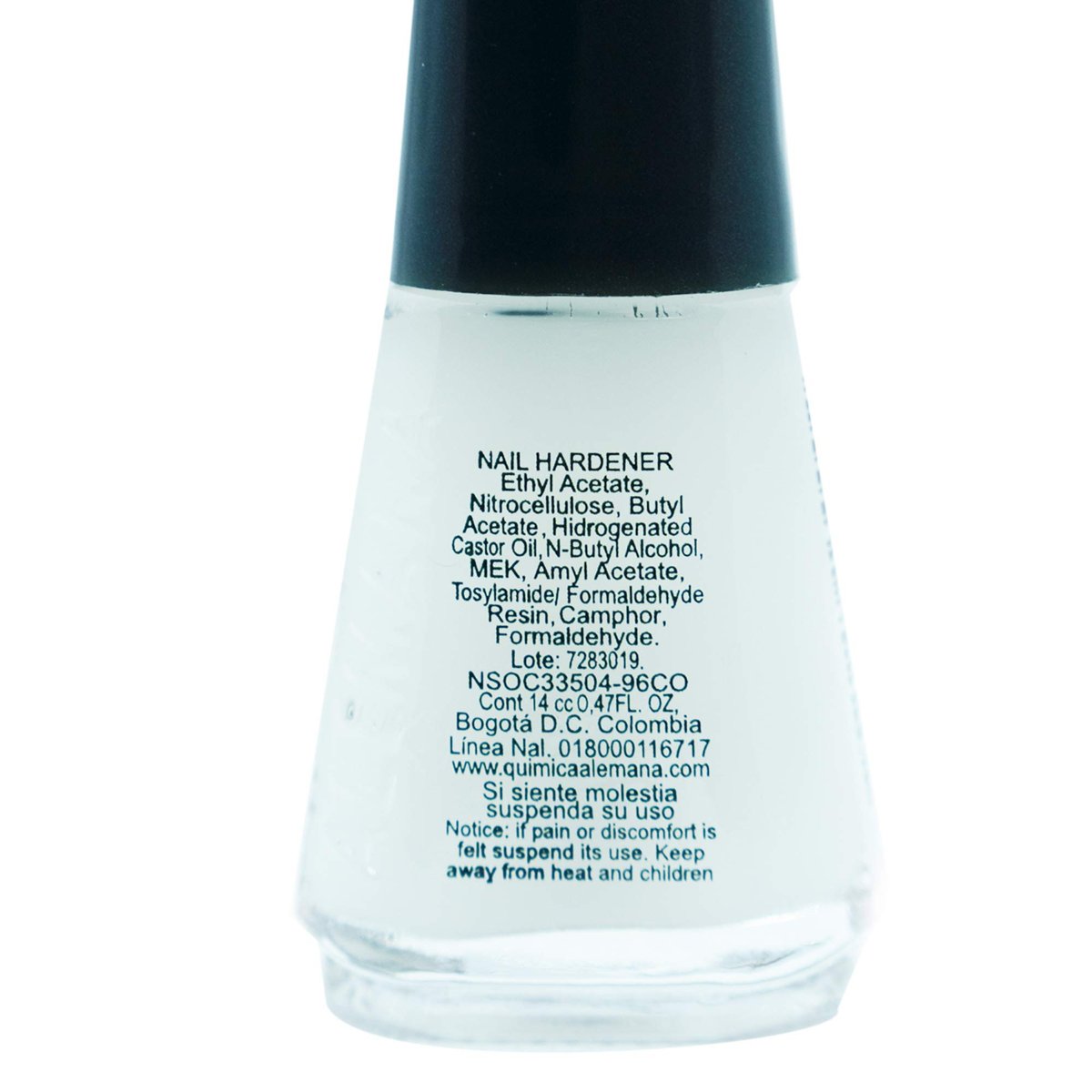 Química Alemana Hardener Nail Polish - Strengthening Treatment for Brittle Nails (0.24 Fl Oz, Pack of 2) Avelisse