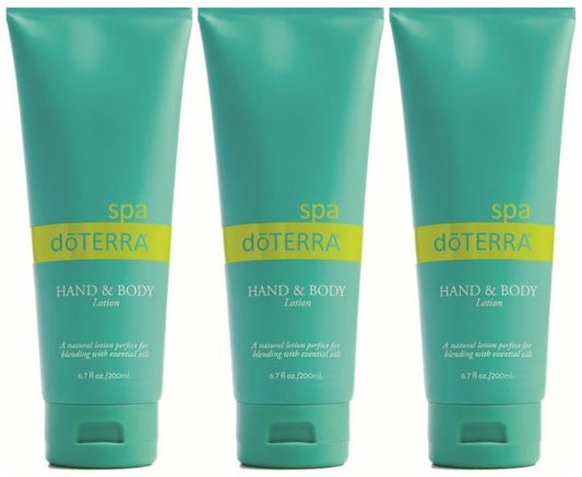 doTERRA Spa Hand & Body Lotion 3-Pack - Moisturizing Essential Oil Lotion