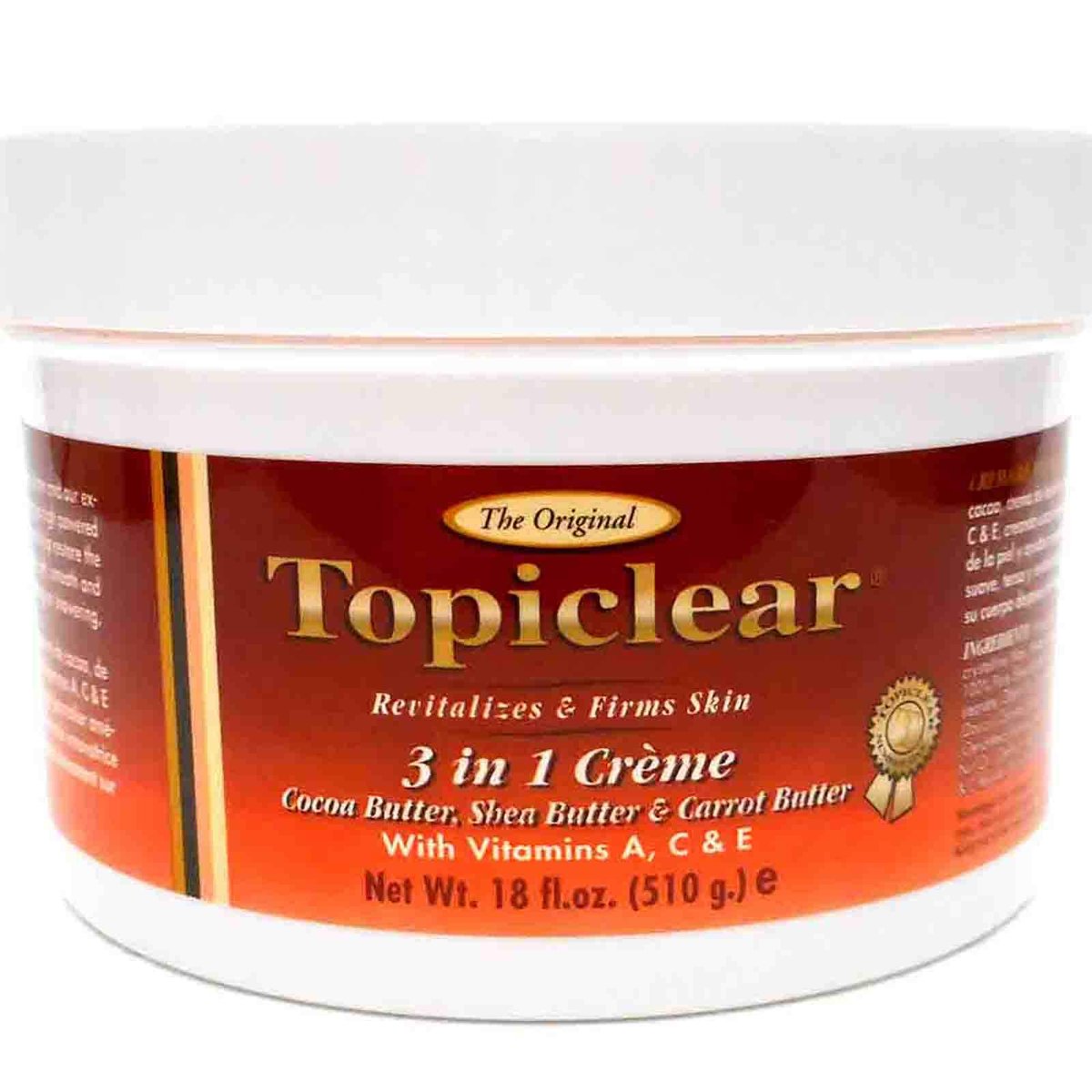 Topiclear 3 in 1 Creme Cocoa Butter, Shea Butter, Carrot Butter - 18 fl oz Avelisse