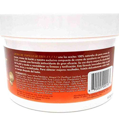 Topiclear 3 in 1 Creme Cocoa Butter, Shea Butter, Carrot Butter - 18 fl oz Avelisse
