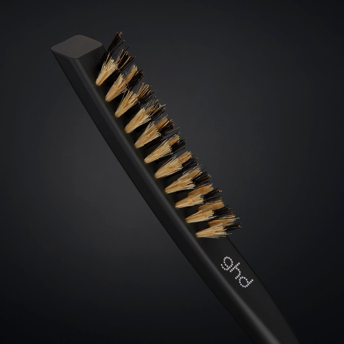 ghd The Final Touch Narrow Dressing Brush - Black Boar Bristle Hair Brush for Fine Hair - görsel 5