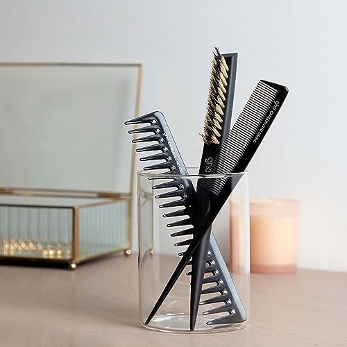 ghd The Final Touch Narrow Dressing Brush - Black Boar Bristle Hair Brush for Fine Hair - görsel 12