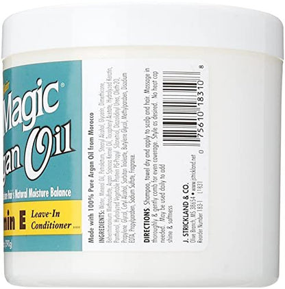 BLUE MAGIC Argan Oil & Vitamin-E Leave-in Conditioner 13.75 Oz