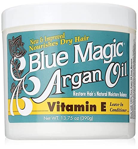 BLUE MAGIC Argan Oil & Vitamin-E Leave-in Conditioner 13.75 Oz - görsel 1
