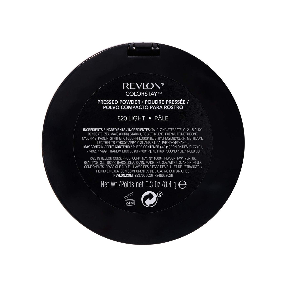 Revlon ColorStay Pressed Powder Face Makeup, Longwearing, Fragrance-Free, Noncomedogenic, 820 Light, 0.3 oz - görsel 9