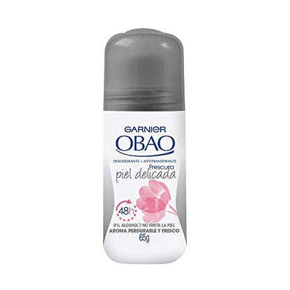 Garnier Obao Roll-on Antiperspirant Piel Delicada – 2.1 oz, Sensitive Skin Deodorant