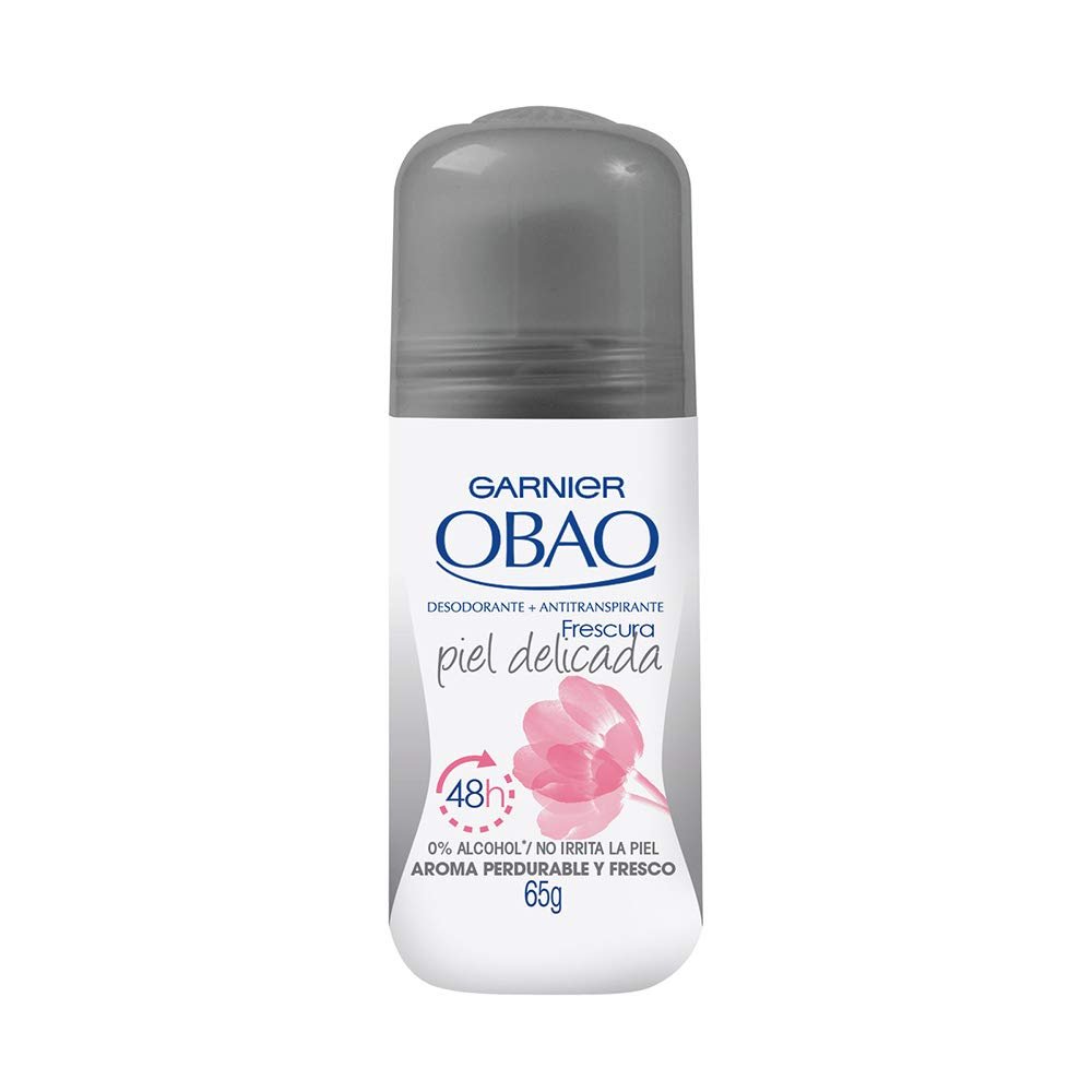 Garnier Obao Roll-on Antiperspirant Piel Delicada – 2.1 oz, Sensitive Skin Deodorant - görsel 1