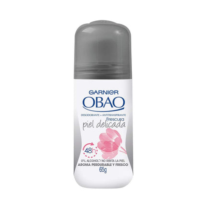 Garnier Obao Roll-on Antiperspirant Piel Delicada – 2.1 oz, Sensitive Skin Deodorant