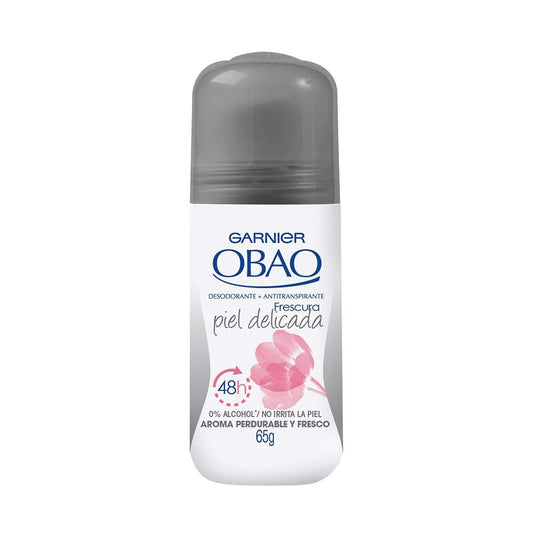 Garnier Obao Roll-on Antiperspirant Piel Delicada – 2.1 oz, Sensitive Skin Deodorant