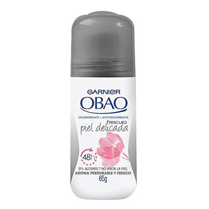 Garnier Obao Roll-on Antiperspirant Piel Delicada – 2.1 oz, Sensitive Skin Deodorant