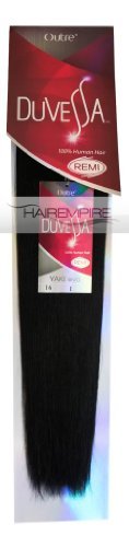 Outre DUVESSA Remi Human Hair Weave - YAKI (16 Inch, Jet Black)
